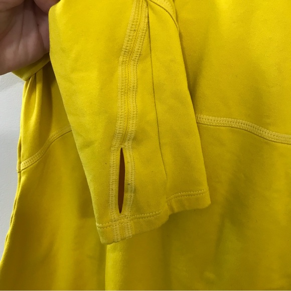 Athleta Yellow 1/4 Zip Pullover - Picture 4 of 8